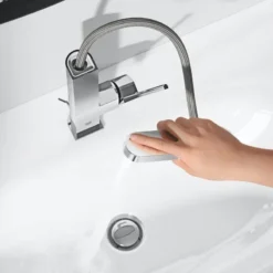 Grohe Plus - Wastafelkraan L, Met Push-Open Afvoergarnituur En Uittrekbare Perlator, Chroom 23844003 -Sanitino Winkel 7f25863cf40986eb2b59d415