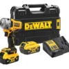 DeWALT Gereedschap - 18V ACCU Slagmoersleutel, 2x Accu 5.0 Ah XR, Oplader DCF891P2T