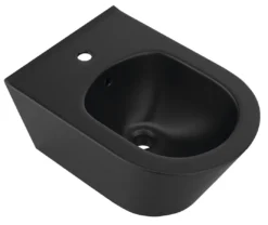 Sapho Avva - Hangend Bidet, Kraangat, Mat Zwart 100324-110