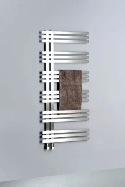 Sapho Vista - Radiator 50x119 Cm, 307 W, Geborsteld Roestvrij Staal NR613 -Sanitino Winkel 8086e3523c20d13a80cb9df7