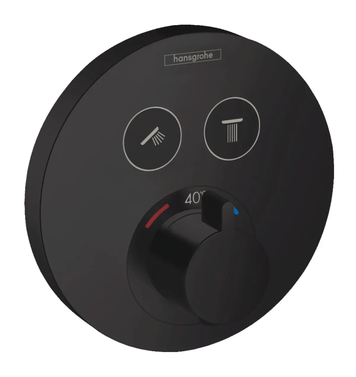 Hansgrohe Raindance S - Doucheset 240, Met ShowerSelect S Inbouw Thermostaatkraan, Mat Zwart 27959670 3 Hansgrohe Raindance S - Doucheset 240, Met ShowerSelect S Inbouw Thermostaatkraan, Mat Zwart 27959670 - Afbeelding 3