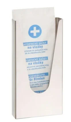 Sapho Hotelprogramma - Papieren Zakjesdispenser HygBag, Roestvrij Staal XP049