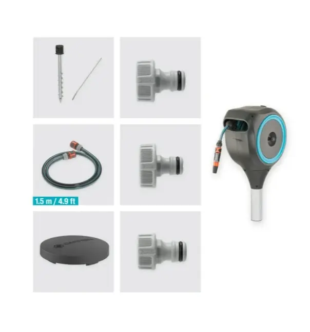 Gardena RollUp - Wandslangenbox RollUp S, Ruimtebesparend, Met 15 M Slang 18604-20 4 Gardena RollUp - Wandslangenbox RollUp S, Ruimtebesparend, Met 15 M Slang 18604-20 - Afbeelding 4