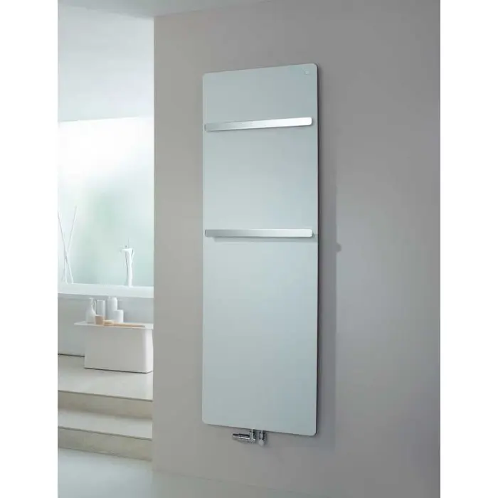 Zehnder Vitalo Bar - Badkamerradiator 157x40 Cm, Recht, Middenaansluiting 5 Cm, Wit Laqué VIP-160-040 1 Zehnder Vitalo Bar - Badkamerradiator 157x40 Cm, Recht, Middenaansluiting 5 Cm, Wit Laqué VIP-160-040