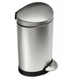 Simplehuman Afvalemmers - Afvalbak 6 L, Gebrosteld Rvs CW1834CB -Sanitino Winkel 81c89f83823ad42f485f3e99