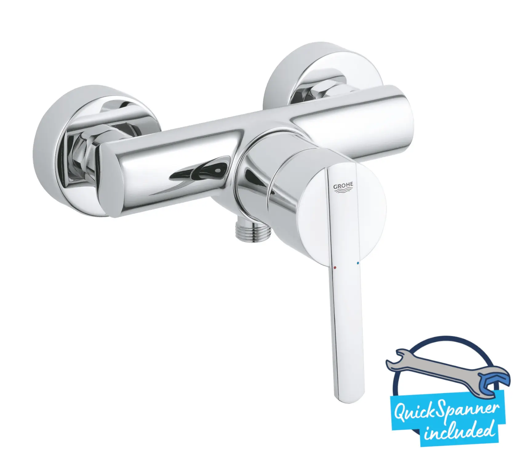 Grohe Feel - Douchekraan, Chroom 32270000 1 Grohe Feel - Douchekraan, Chroom 32270000