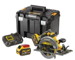 DeWALT Gereedschap - 54V ACCU-cirkelzaag 190 Mm, 2x Accu 6,0 Ah FLEXVOLT, Lader DCS579T2