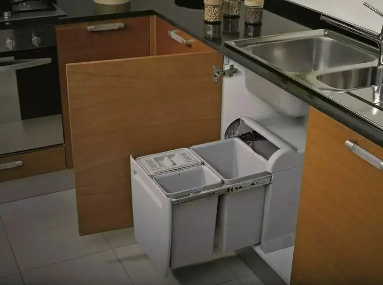 Elletipi City - Ingebouwde Afvalbak, Verdeeld, 26 L PTA 3045A 3 Elletipi City - Ingebouwde Afvalbak, Verdeeld, 26 L PTA 3045A - Afbeelding 3