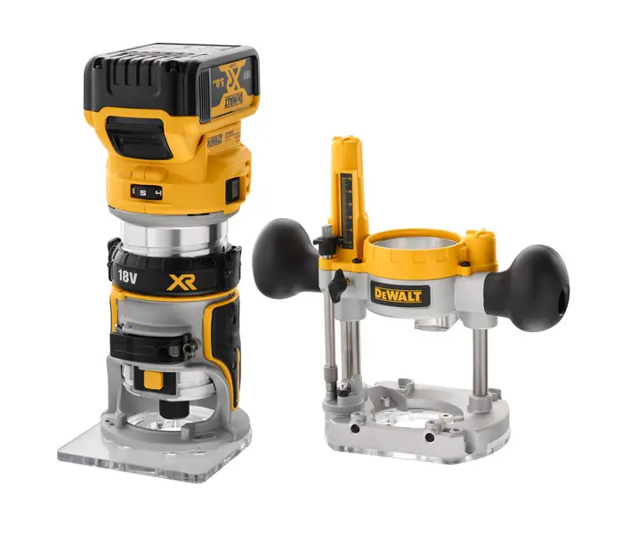 DeWALT Gereedschap - 18V ACCU Invalfrees 8 Mm, 2x Accu 5,0 Ah XR, Oplader DCW604P2 2 DeWALT Gereedschap - 18V ACCU Invalfrees 8 Mm, 2x Accu 5,0 Ah XR, Oplader DCW604P2 - Afbeelding 2