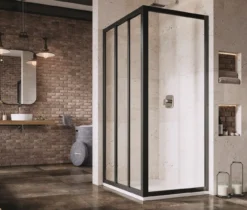 Ravak Supernova - Douchedeur In Drie Delen ASDP3-90, 870-910 Mm, Zwart/helder Glas 00V703R2Z1 -Sanitino Winkel 85db823cfd11135eee43fab3