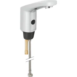 Geberit Public - Elektronische Wastafelkraan, Zonder Menging, Batterij Voeding, Glanzend Chroom 116.235.21.1