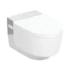 Geberit AquaClean - Mera Comfort Elektronisch Bidet Met Keramiek, Wandmontage, TurboFlush, SoftClosing, KeraTect, Wit/glanzend Chroom 146.210.21.1