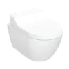 Geberit AquaClean - Tuma Comfort Elektronisch Bidet Met Keramiek, Wandmontage, TurboFlush, SoftClosing, KeraTect, Glas/wit 146.290.SI.1