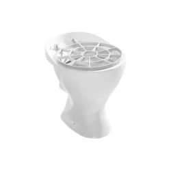 Jika Mira - Staande Uitstortgootsteen, 43x50 Cm, Afvoer Achter, Wit H8510460000001