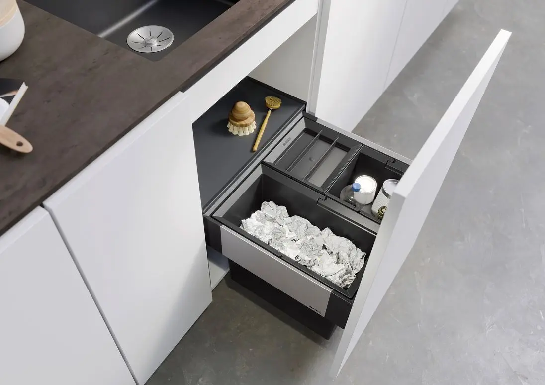 Blanco Select - Inbouw Afvalemmer, Met Scheidingswand, Inhoud 35 L 526202 3 Blanco Select - Inbouw Afvalemmer, Met Scheidingswand, Inhoud 35 L 526202 - Afbeelding 3