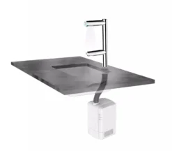 Jet Dryer Handdrogers - DUO 2in1 Sensor Wastafelkraan Met Handdroger, Geborsteld Rvs 8596220010353 -Sanitino Winkel 87cbb80389d4b8bc9b6d673a