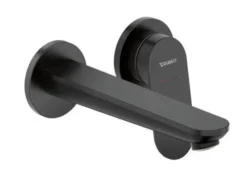 Duravit Wave - Inbouw Wastafelkraan, 2-gats Installatie, Mat Zwart WA1070004046