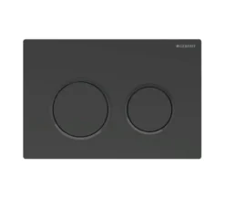 Geberit Omega20 - Bedieningsplaat, Mat Zwart 115.085.16.1