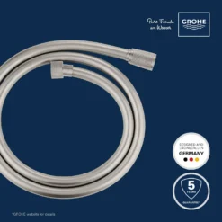 Grohe Slangen - Silverflex Doucheslang 125 Cm, Supersteel 28362DC0 16 Grohe Slangen - Silverflex Doucheslang 125 Cm, Supersteel 28362DC0 -Sanitino Winkel 8c9dad9c1924649a48e32013