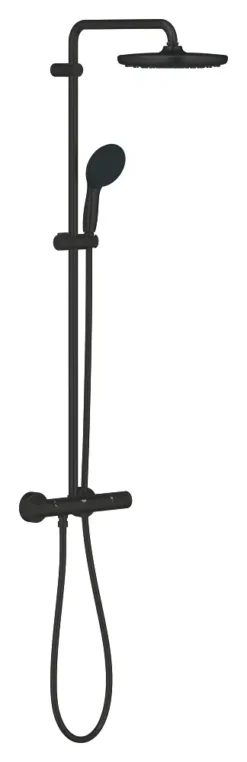 Grohe Vitalio Start - Doucheset Met Thermostaat, Diameter 25 Cm, 2 Stralen, Mat Zwart 266772431