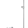 Keuco Plan Care - Handgreep Met Douchestang, 60x88 Cm, Hoek, Chroom 34908014611