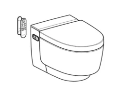 Geberit AquaClean - Mera Classic Elektronisch Bidet Met Keramiek, Wandmontage, TurboFlush, SoftClosing, KeraTect, Wit 146.200.11.1 -Sanitino Winkel 8d99b3cca4ec1b87b86f30f5 1