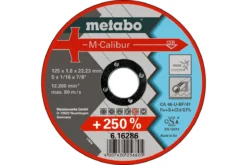 Metabo Toebehoren - Doorslijpschijf Voor Roestvrij Staal/staal M-Calibur 125 X 1,6 X 22, 23 Mm 616286000
