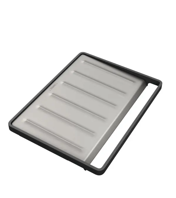 Hansgrohe Toebehoren - Schuifbare Lekbak, RVS 40962800 1 Hansgrohe Toebehoren - Schuifbare Lekbak, RVS 40962800