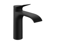 Hansgrohe Vivenis - Wastafelkraan Met Afvoer, EcoSmart, CoolStart, Mat Zwart 75023670