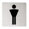 Keuco Plan - Pictogram Herentoilet, Rvs 14967070000