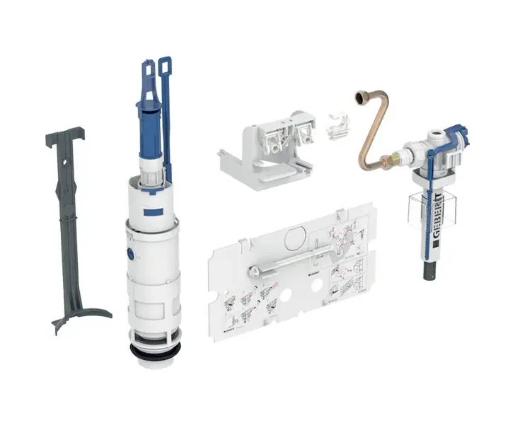 Geberit - Ombouwset, Voor Dual Flush, Met Vulventiel Type 380, Voor Inbouwreservoir 240.515.00.5 1 Geberit - Ombouwset, Voor Dual Flush, Met Vulventiel Type 380, Voor Inbouwreservoir 240.515.00.5