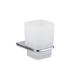 Kielle Vega - Tandenborstelhouder, Mat Glas/chroom 40018000