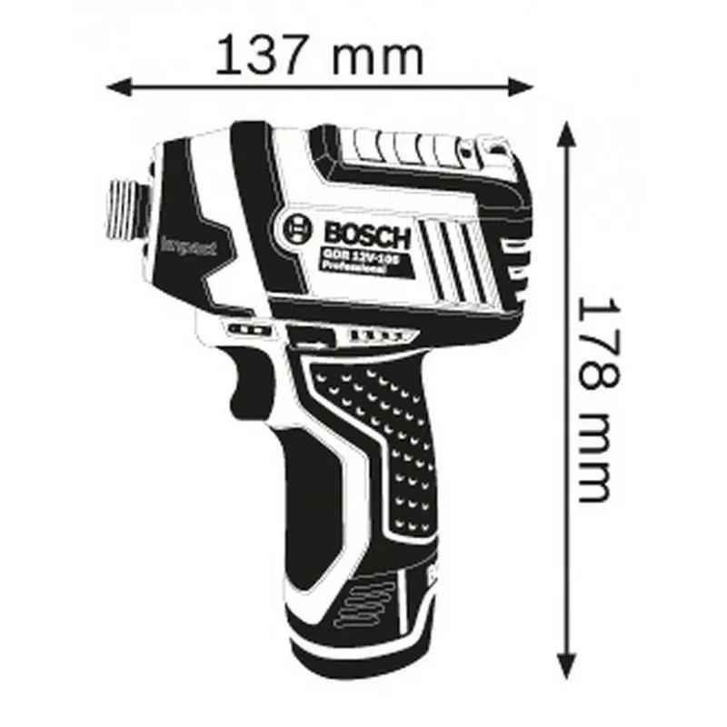 Bosch Gereedschap - 12V ACCU-slagschroevendraaier, Zonder Accu En Lader 06019A6901 6 Bosch Gereedschap - 12V ACCU-slagschroevendraaier, Zonder Accu En Lader 06019A6901 - Afbeelding 6