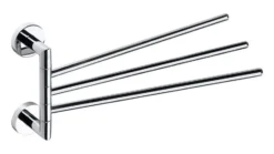 Sapho X-Round - Handdoekhouder Draaibaar, Lengte 42 Cm, Chroom XR407