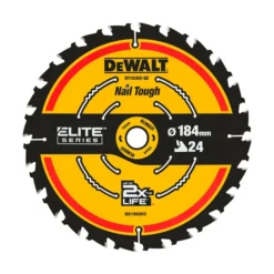 DeWALT Toebehoren - Zaagblad Voor Hout, 184x16 Mm, 24 Tanden DT10302