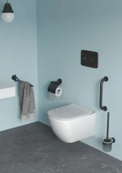 Ideal Standard IOM - Handgreep, Lengte 35 Cm, Zijde Zwart A9126XG -Sanitino Winkel 951dc75f7badda1ace6a57ff