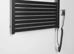 Aqualine Verwarming - Radiator Tondi-E 60x133 Cm, 600 W, Mat Zwart DE486T -Sanitino Winkel 951e4afce2566abe5d46677f
