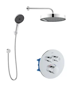 Kielle Oudee - Thermostatische Inbouwkraan, Voor 2 Functies, Met Accessoires En Huis, Chroom 20627SPT50