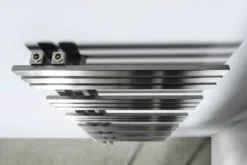 Sapho Vista - Radiator 50x119 Cm, 307 W, Geborsteld Roestvrij Staal NR613 -Sanitino Winkel 95fd9a507dcaa285ae60583e