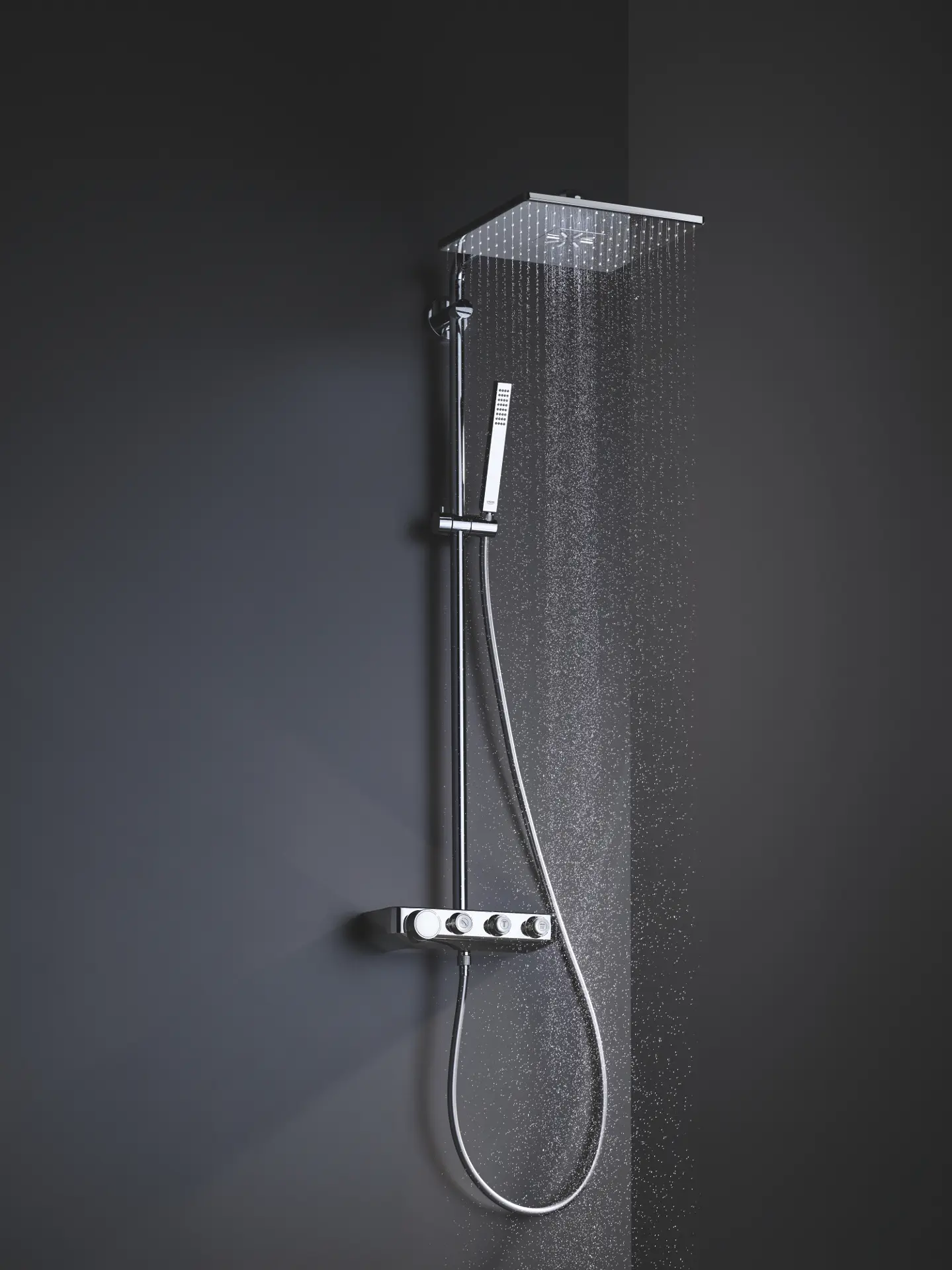 Grohe Euphoria SmartControl - Doucheset Cubo Duo 310 Met Thermostaat, 2-jets, Chroom 26508000 11 Grohe Euphoria SmartControl - Doucheset Cubo Duo 310 Met Thermostaat, 2-jets, Chroom 26508000 - Afbeelding 11
