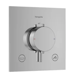 Hansgrohe Ecostat Comfort E - Thermostatische Inbouwkraan, Voor 2 Functies, Chroom 33716000