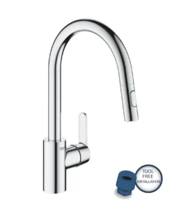 Grohe Get - Keukenkraan Met Uittrekbare Sproeikop, Chroom 31484001