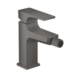 Hansgrohe Metropol - Bidetkraan Met Afvoergarnituur Push-Open, Geborsteld Zwart Chroom 32520340
