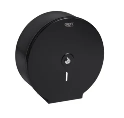 Sanela RVS Accessoires - Toiletroldispenser, Rvs/zwart SLZN 37V