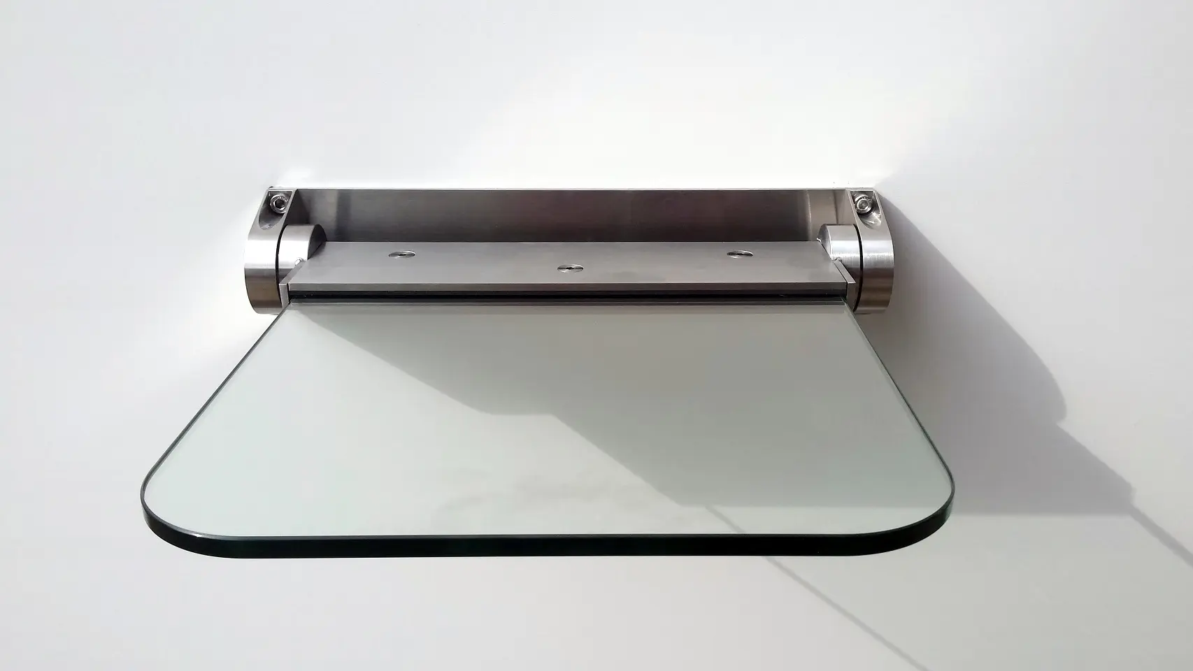 Reming RVS-sanitair - Douchezitting, Neerklapbaar, Glas/geborsteld Rvs ALT6 4 Reming RVS-sanitair - Douchezitting, Neerklapbaar, Glas/geborsteld Rvs ALT6 - Afbeelding 4