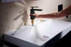 Hansgrohe Tecturis E - Wastafelkraan, CoolStart, EcoSmart, Mat Zwart 73012670 -Sanitino Winkel 9cb0e8aaff2538f21d4e7e36