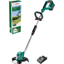 Bosch Tuinapparatuur - 36V ACCU Grastrimmer, Werkend Schot 30 Cm, 1x Accu 2,0 Ah Li-Ion, Lader 0600878N03