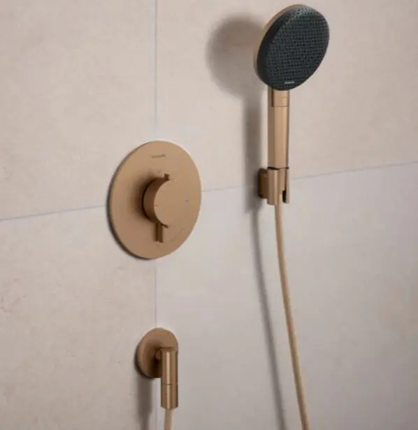 Hansgrohe Ecostat Comfort S - Inbouwdouchekraan, Met Thermostaat, Geborsteld Brons 33714140 3 Hansgrohe Ecostat Comfort S - Inbouwdouchekraan, Met Thermostaat, Geborsteld Brons 33714140 - Afbeelding 3
