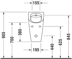 Duravit ME By Starck - Urinoir, Afvoer Horizontaal, Rimless, Met HygieneGlaze, Wit 2809302000 -Sanitino Winkel 9d9ece1dc30a5529be6499f7