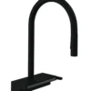Hansgrohe M81 - Aquno Select 170 Keukenkraan Met Uittrekbare Sproeikop En Waterval, SBox, Mat Zwart 73831670